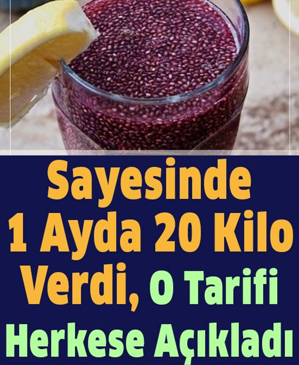 1 Ayda 20 Kilo Vermek İsteyen Bol Vitaminli Tarifi Kullansın - 1
