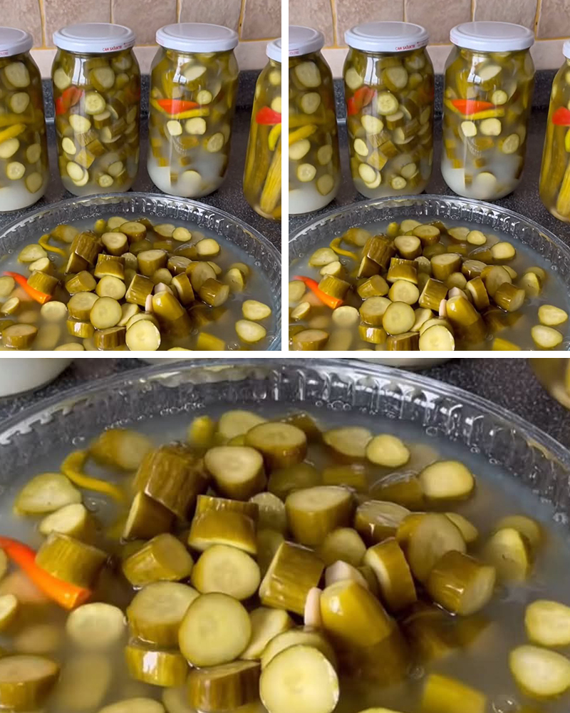 Suyunu İçmeye Doyamayacağınız 3 Günde Hazır Kütür Kütür Salatalık Turşusu Tarifi - 4