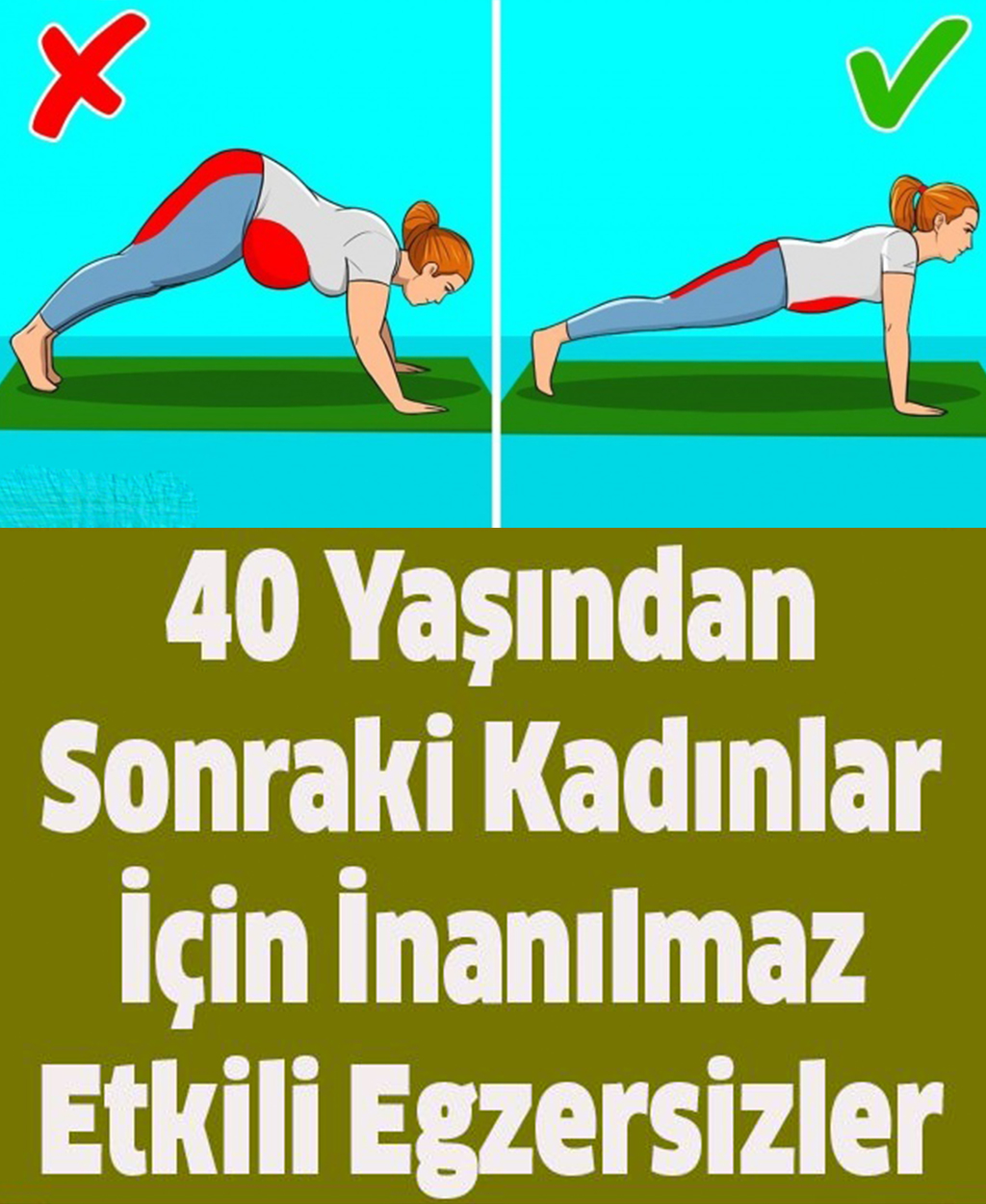 40 Yaşından Sonraki Kadınlar İçin İnanılmaz Etkili Egzersizler - 1