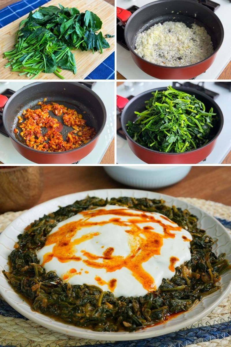 Ispanak Kavurması Tarifi - 1