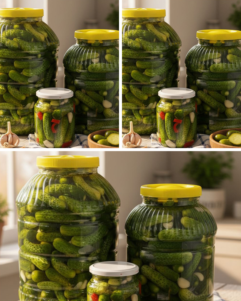 5 Kiloluk Bidon Ölçülü Kornişon Turşu Tarifi - 4