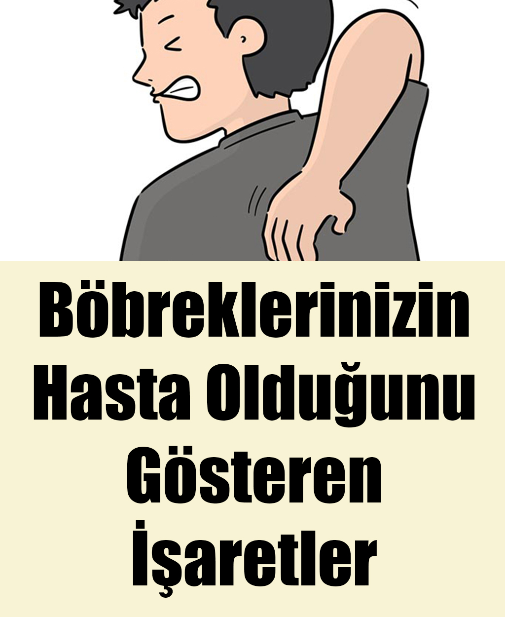 Böbreklerinizin Hasta Olduğunu Gösteren İşaretler	 - 1