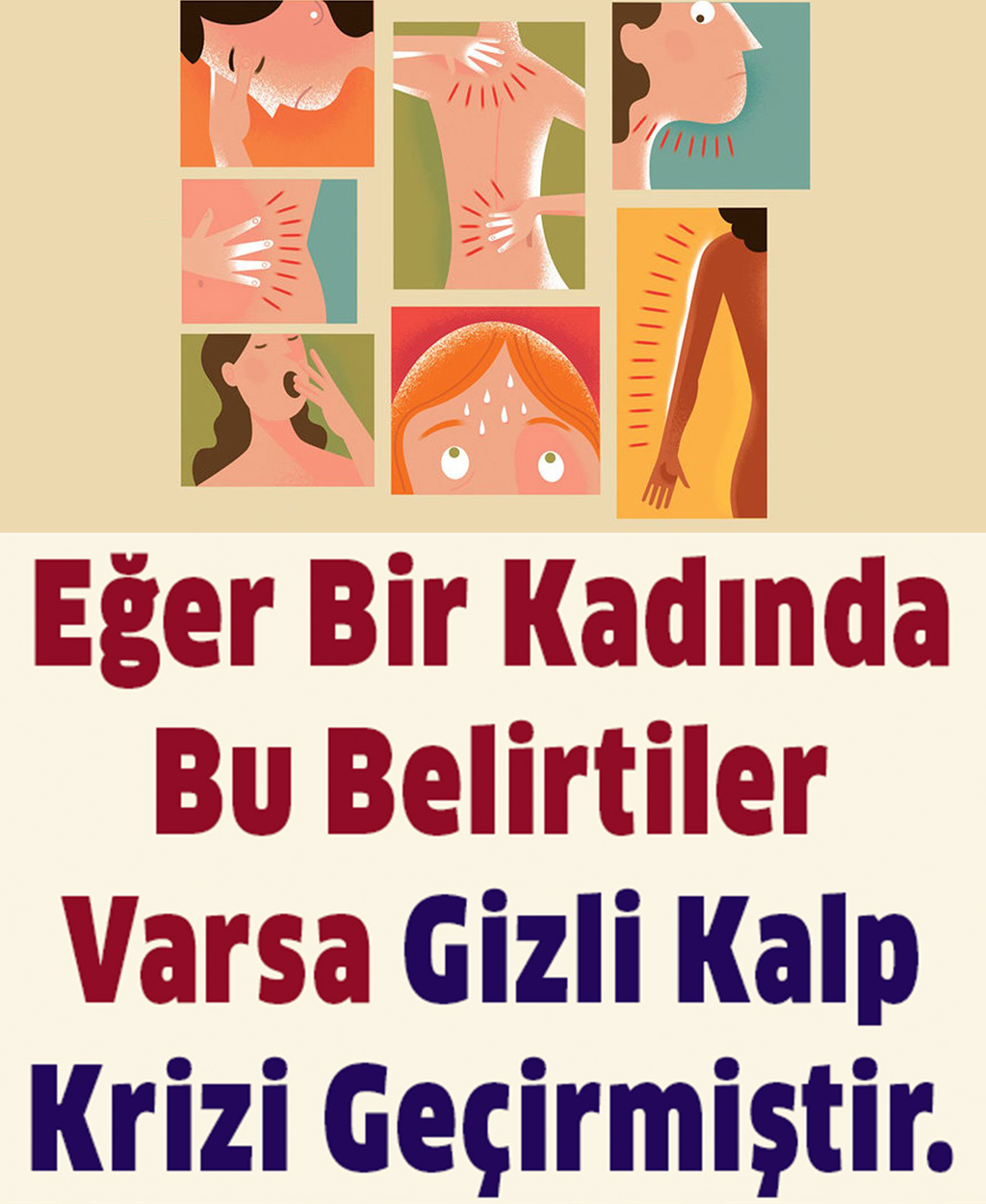 Eğer Bir Kadında Bu Belirtiler Varsa Kalp Krizi Geçirmiştir - 1