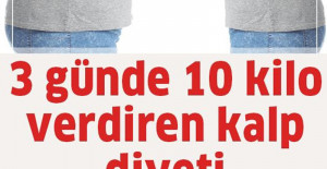 Kalp Diyeti ile 3 Günde 10 kilo Verin