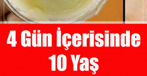4 Gün İçerisinde 10 Yaş Gençleştiren Ev Yapımı Krem	