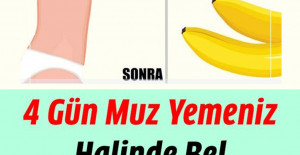 4 Gün Muz Yemeniz Halinde Bel Etrafınızda Bunlar Gerçekleşir
