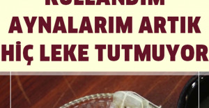Banyo Temizliğinde Kullandım Aynalarım Artık Hiç Leke Tutmuyor
