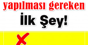 Deprem Anında Yapılması Gereken İlk Şey