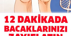 12 Dakikada Daha İnce Bacaklara Sahip Olun