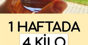 1 Haftada 4 Kilo Zayıflatan Çay Tarifi