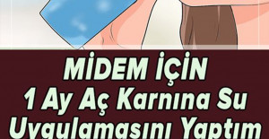 1 Ay Boyunca Aç Karına Su İçtiğinizde Ne Oluyor