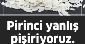 Pirinci yanlış pişiriyorsunuz işte doğru pişirme yöntemi