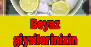 Beyaz Giysilerinizin Beyaz Kalması İçin Harika Bir Yöntem