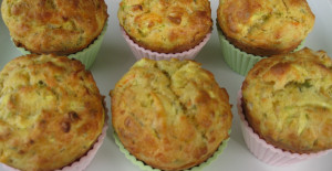 Salamlı Kahvaltılık Muffin Tarifi