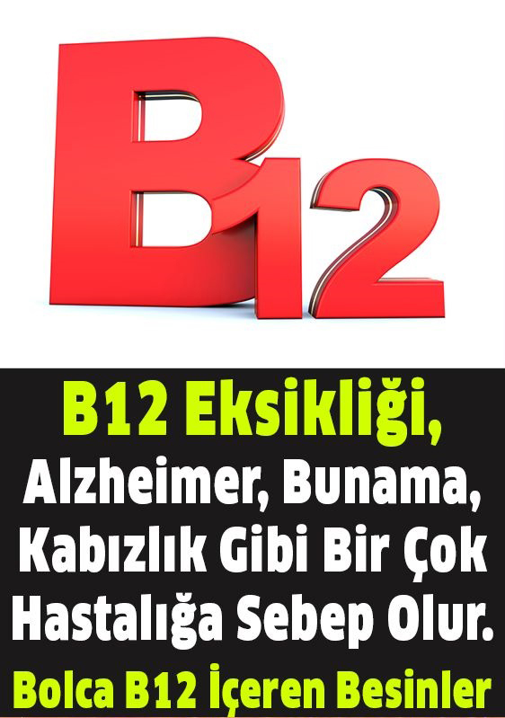 B12 Vitamini Bolca Kapsayan Yiyecekler - 1