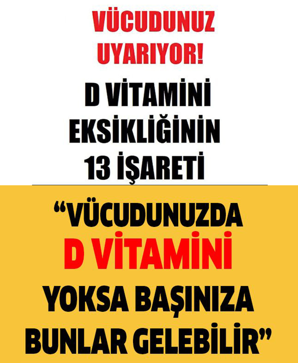 Bedeniniz D Vitamini Yetersizliğiniz Olduğunu Bu 13 İşaretle Gösteriyor - 1