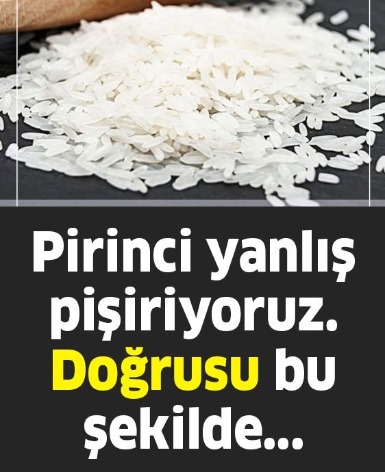 Pirinci yanlış pişiriyorsunuz işte doğru pişirme yöntemi - 1