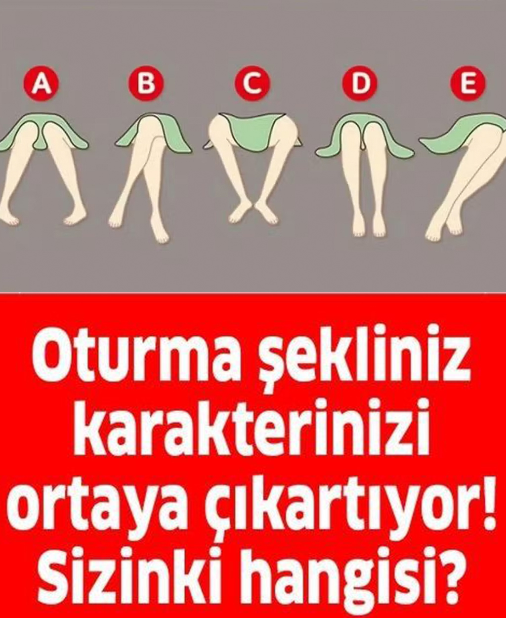 İşte oturma şeklinize göre kişi analizi - 1