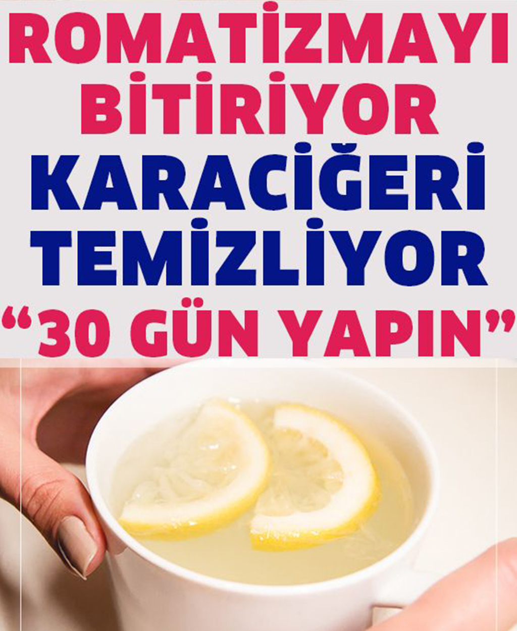 Romatizmayı Bitiriyor Karaciğeri Temizliyor - 1