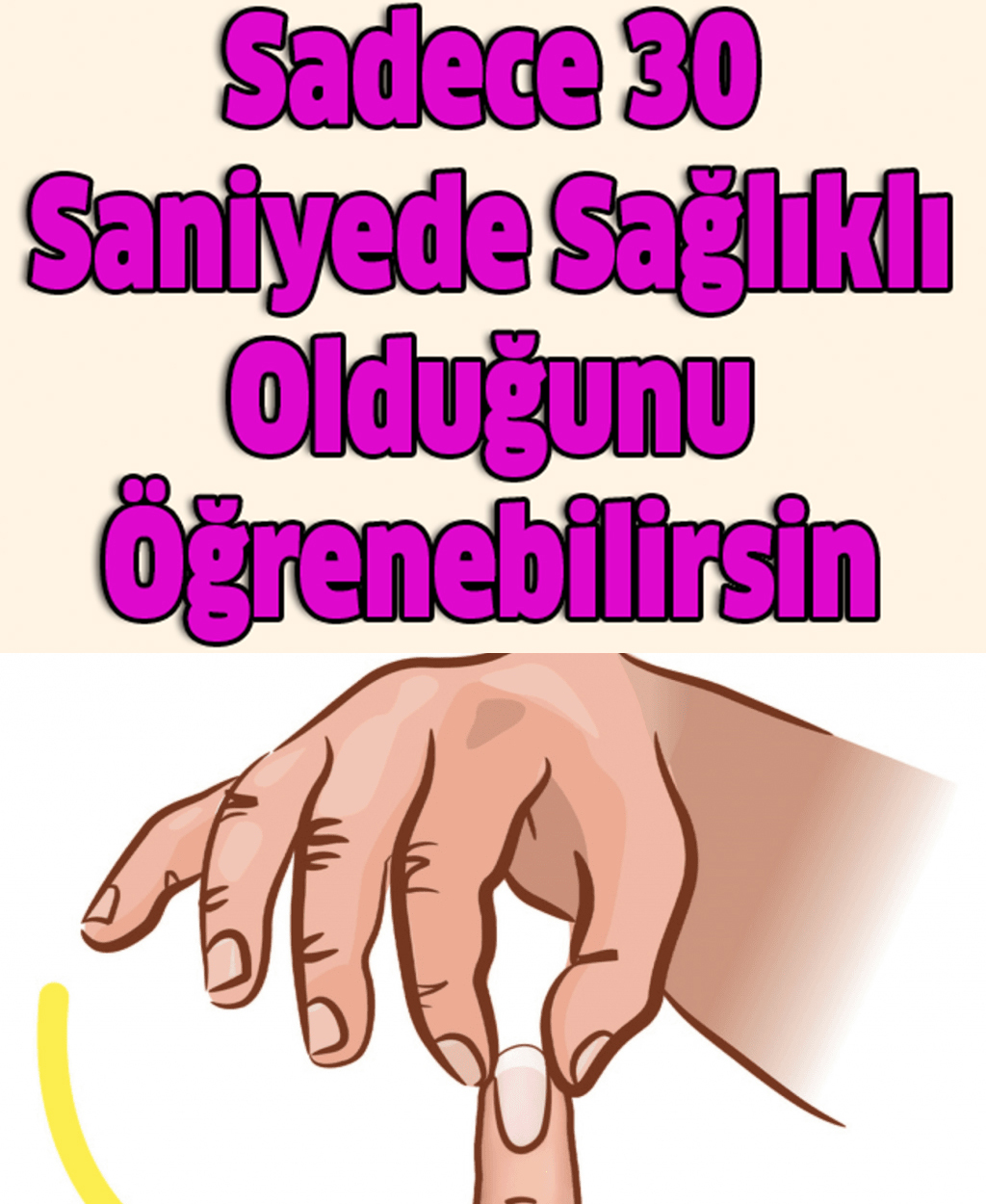 Sadece 30 Saniyede Sağlıklı Olduğunu Öğrenebilirsin - 1