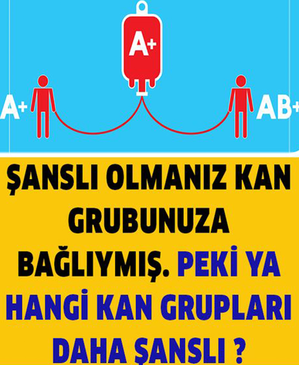 Şanslı Olmanız Kan Grubunuza Bağlıymış - 1
