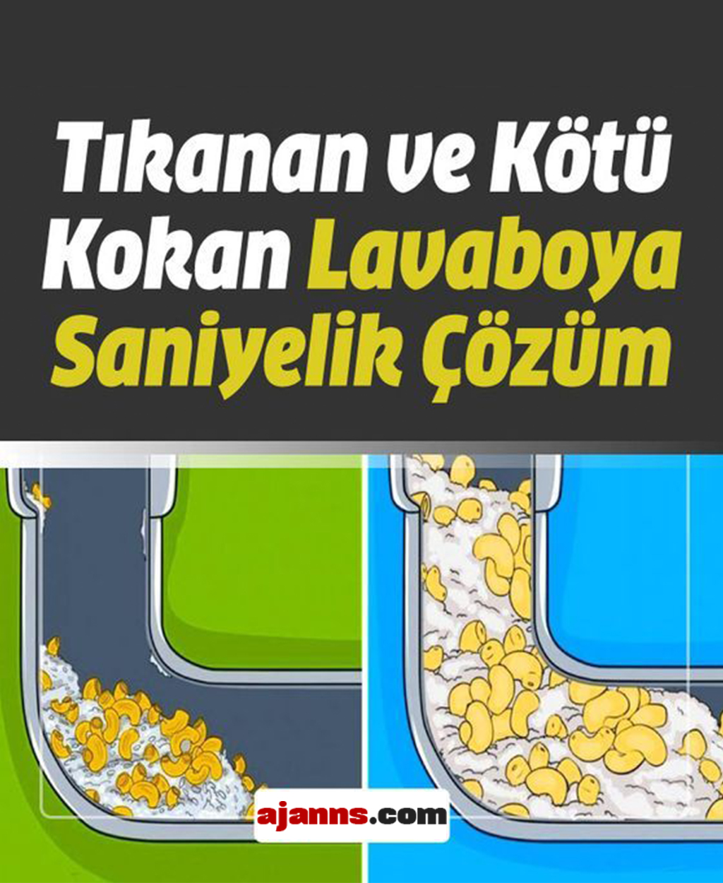 Tıkanan lavaboları açmak için hızlı ve ucuz yöntem - 1