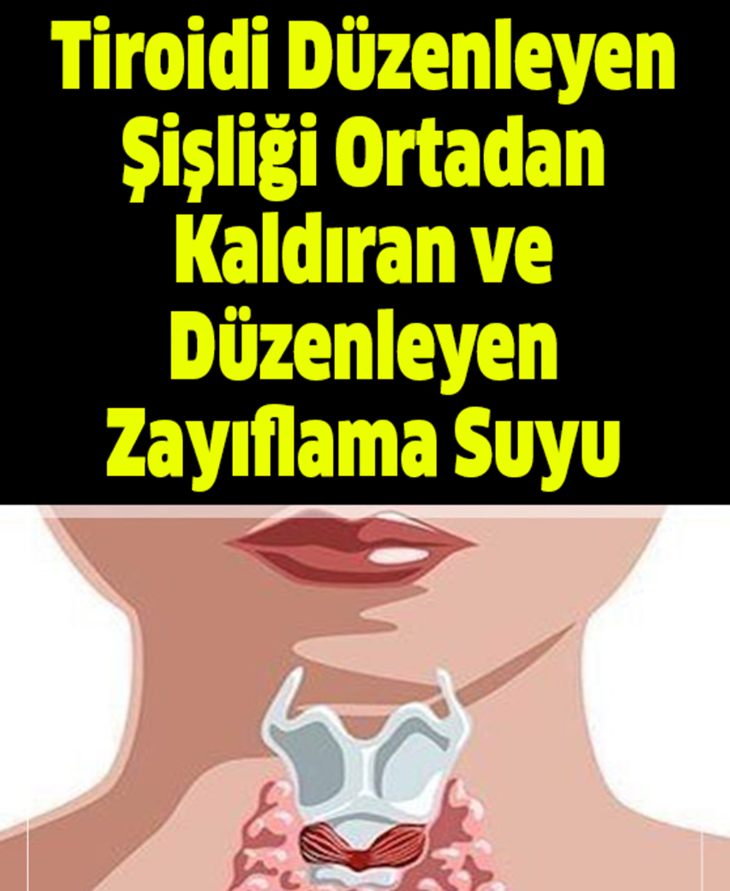 Tiroidi Düzenleyen Şişliği Ortadan Kaldıran Zayıflama Suyu - 1
