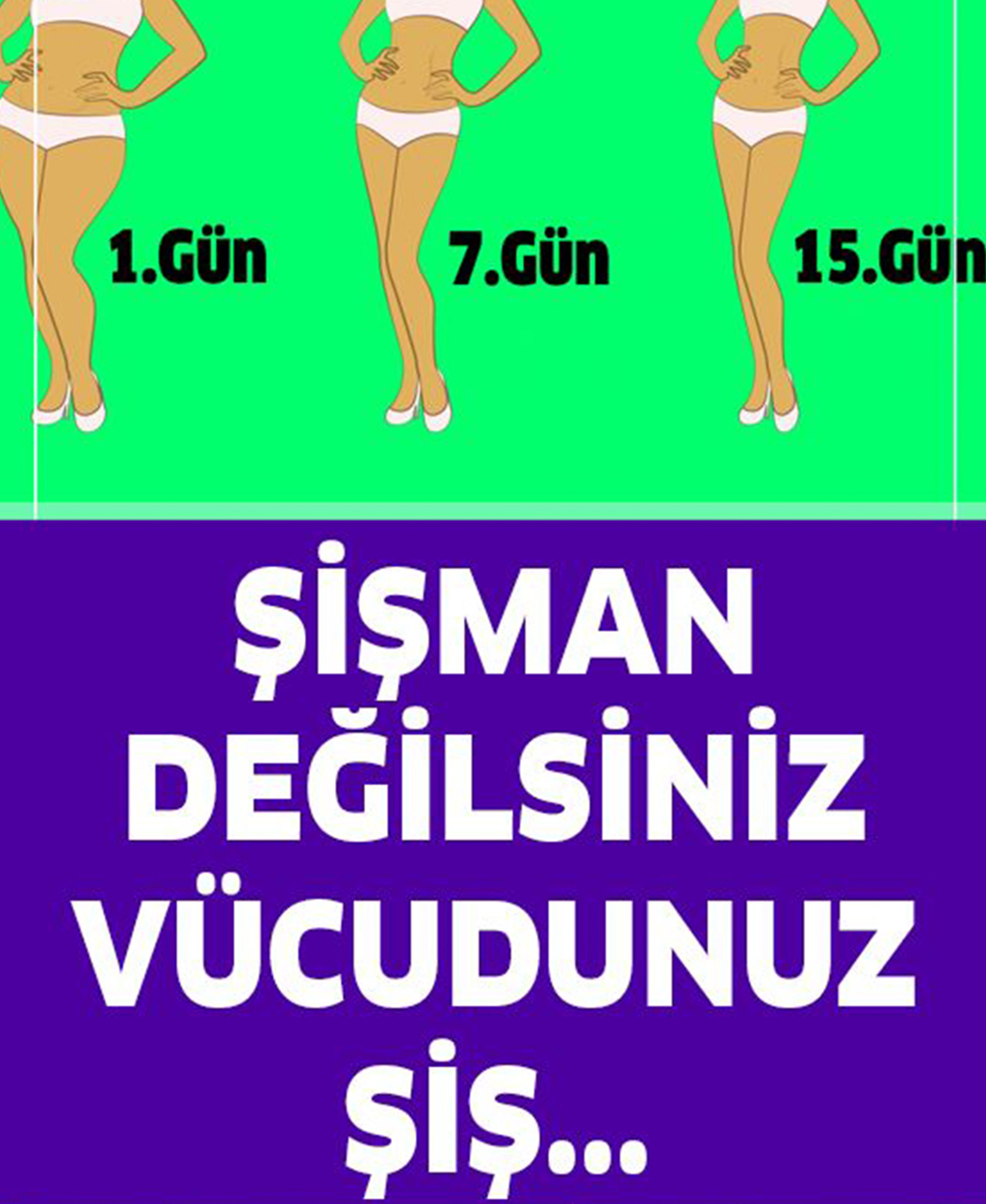 Şişman Değilsiniz Yalnızca Vücudunuz Şiş - 1