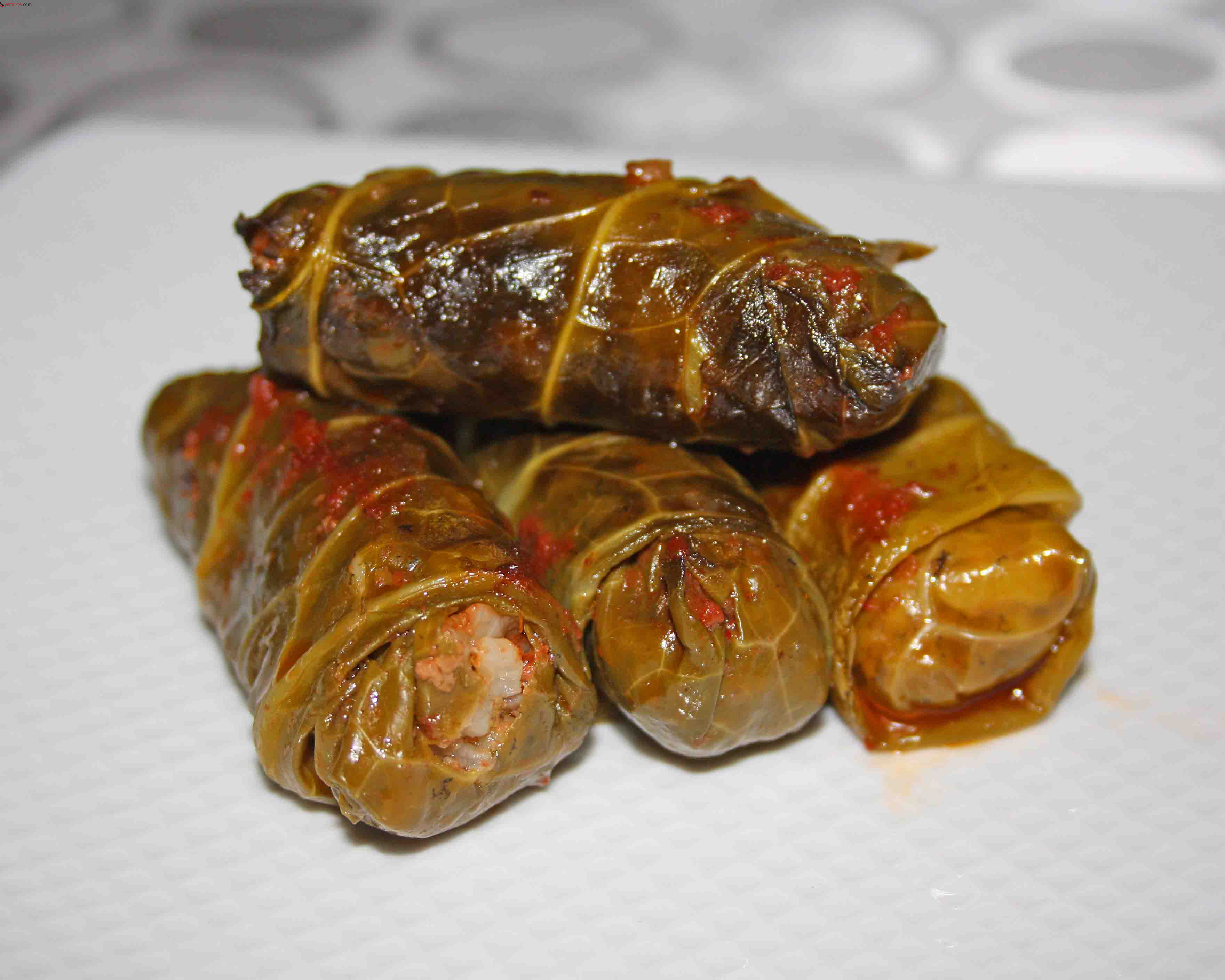 Etli Yaprak Sarma Tarifi - 2